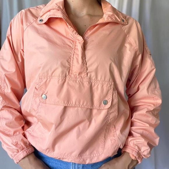 Danskin Jackets & Blazers - Danskin peach pink vintage windbreaker